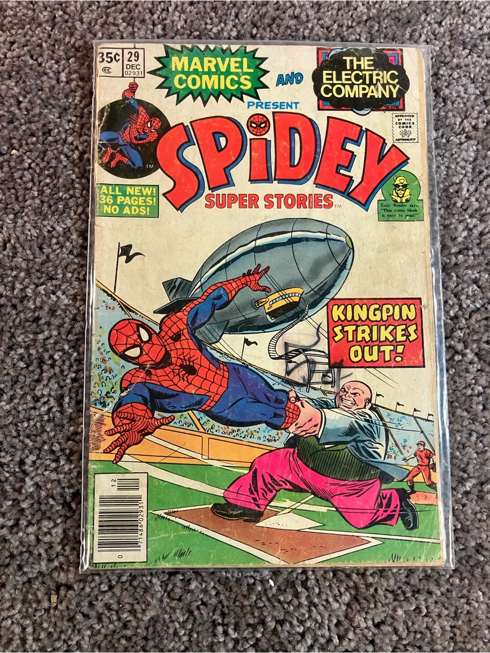 Spidey Super Stories #29, December 1977 Comic Book